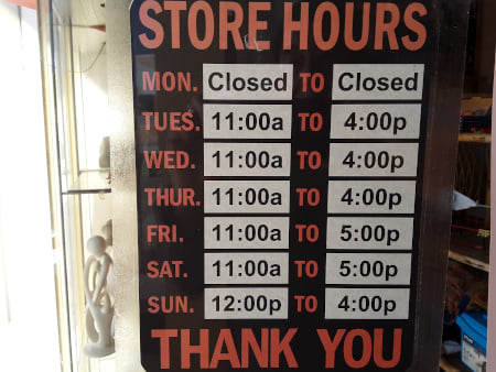 Store hours