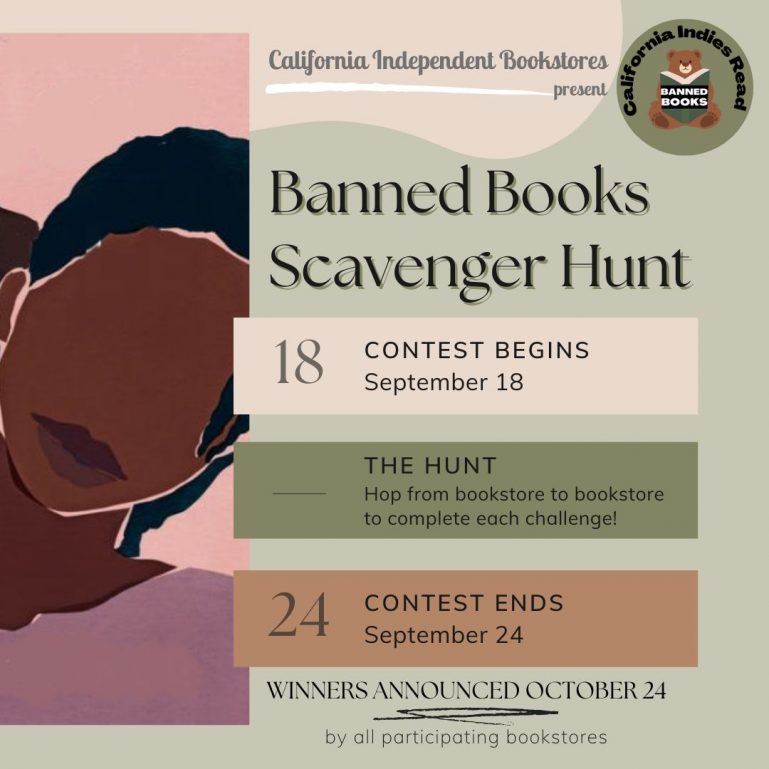 Banned books scavenger hunt