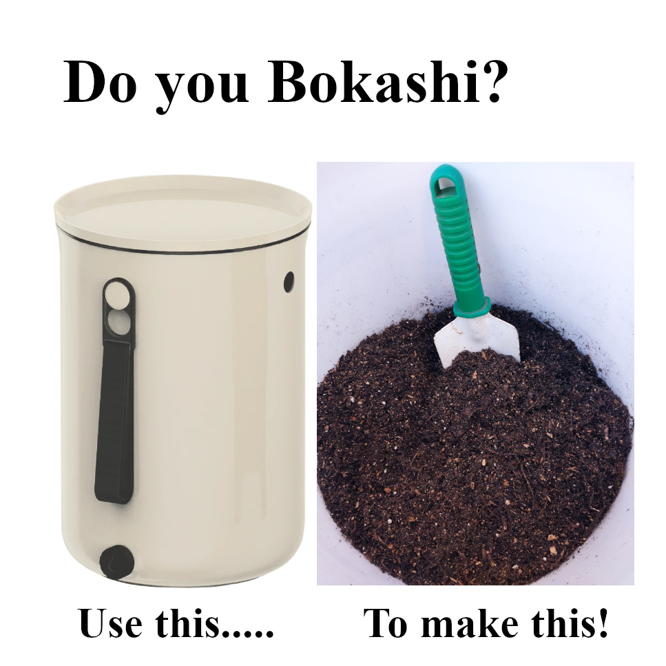 TeraGanix Bokashi Compost system and finished product